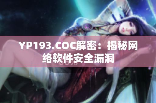 YP193.COC解密：揭秘网络软件安全漏洞