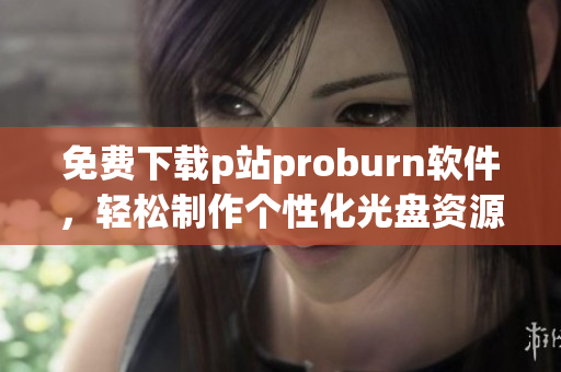 免费下载p站proburn软件，轻松制作个性化光盘资源！