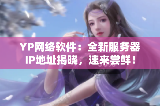 YP网络软件：全新服务器IP地址揭晓，速来尝鲜！