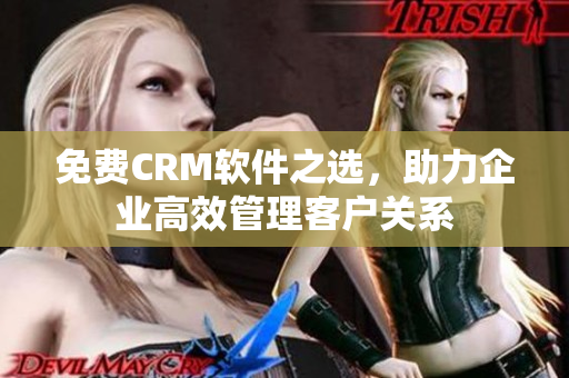 免费CRM软件之选，助力企业高效管理客户关系