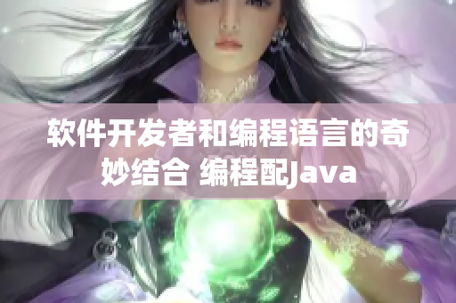 软件开发者和编程语言的奇妙结合 编程配Java