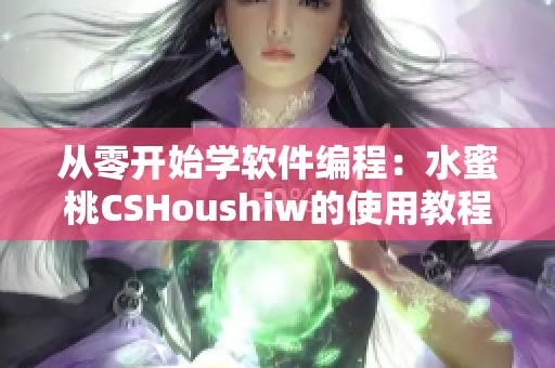 从零开始学软件编程：水蜜桃CSHoushiw的使用教程