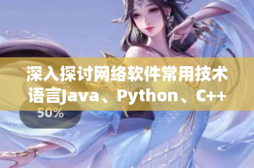 深入探讨网络软件常用技术语言Java、Python、C++等