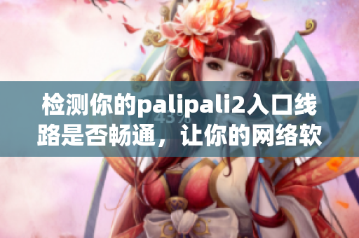 检测你的palipali2入口线路是否畅通，让你的网络软件畅游无阻