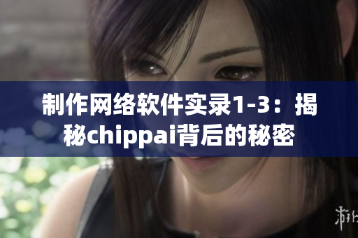 制作网络软件实录1-3：揭秘chippai背后的秘密