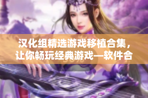 汉化组精选游戏移植合集，让你畅玩经典游戏—软件合辑