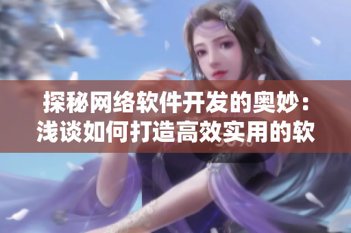 探秘网络软件开发的奥妙：浅谈如何打造高效实用的软件系统