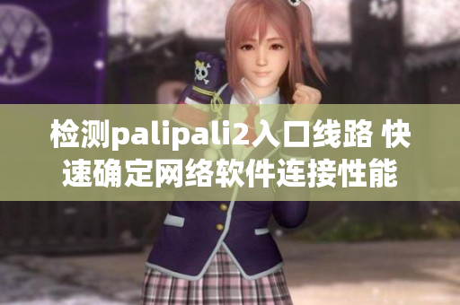 检测palipali2入口线路 快速确定网络软件连接性能