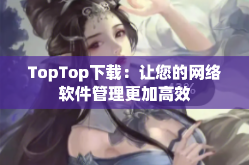 TopTop下载：让您的网络软件管理更加高效