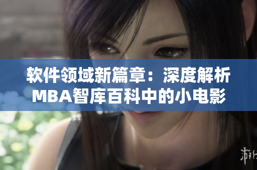 软件领域新篇章：深度解析MBA智库百科中的小电影效应