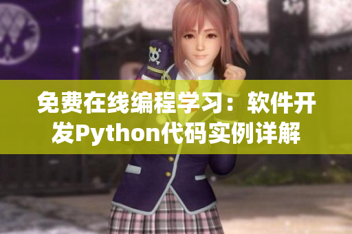 免费在线编程学习：软件开发Python代码实例详解