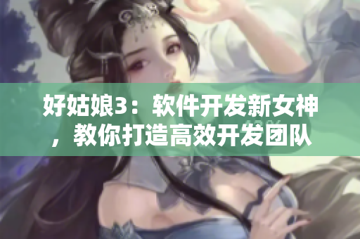 好姑娘3：软件开发新女神，教你打造高效开发团队