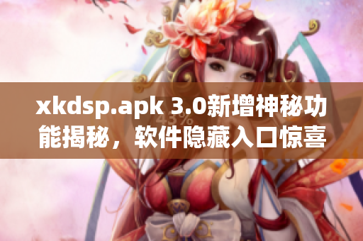 xkdsp.apk 3.0新增神秘功能揭秘，软件隐藏入口惊喜揭示