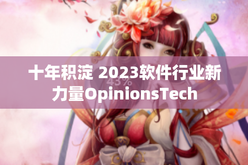 十年积淀 2023软件行业新力量OpinionsTech