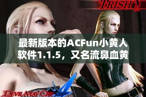 最新版本的ACFun小黄人软件1.1.5，又名流鼻血黄化软件，现已上线下载！