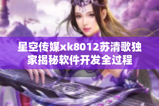 星空传媒xk8012苏清歌独家揭秘软件开发全过程