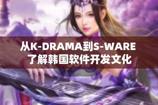 从K-DRAMA到S-WARE 了解韩国软件开发文化