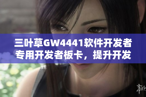 三叶草GW4441软件开发者专用开发者板卡，提升开发效率