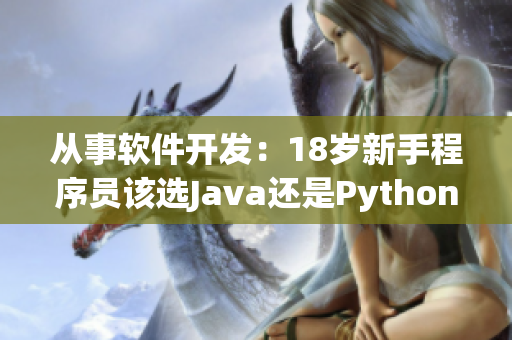 从事软件开发：18岁新手程序员该选Java还是Python？