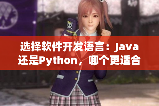 选择软件开发语言：Java还是Python，哪个更适合初学者？