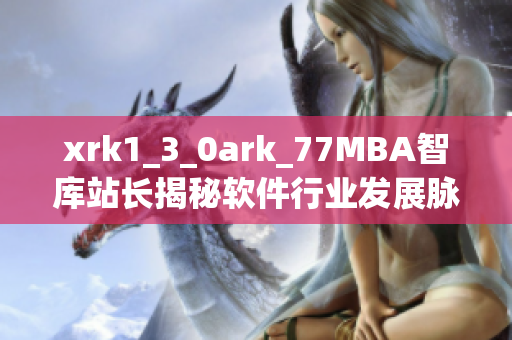 xrk1_3_0ark_77MBA智库站长揭秘软件行业发展脉络