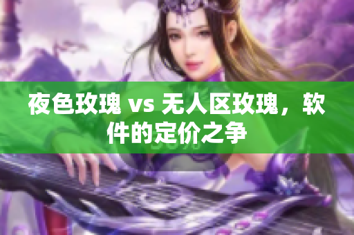 夜色玫瑰 vs 无人区玫瑰，软件的定价之争