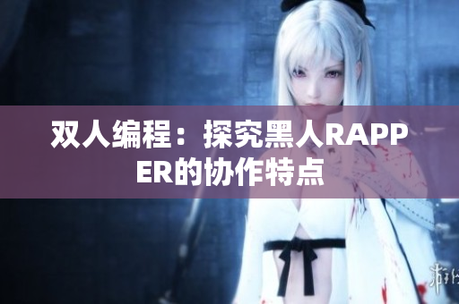 双人编程：探究黑人RAPPER的协作特点