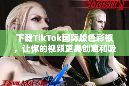 下载TikTok国际版色彩板，让你的视频更具创意和吸引力!