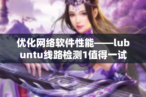 优化网络软件性能——lubuntu线路检测1值得一试