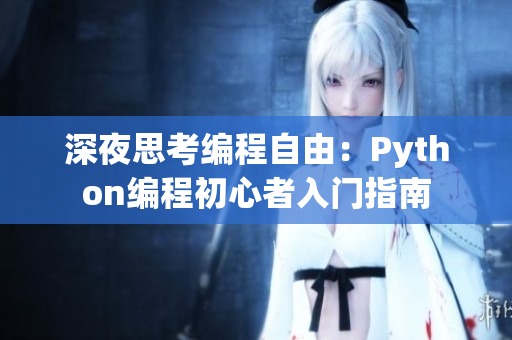 深夜思考编程自由：Python编程初心者入门指南