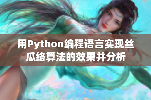 用Python编程语言实现丝瓜络算法的效果并分析