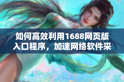 如何高效利用1688网页版入口程序，加速网络软件采购和开发