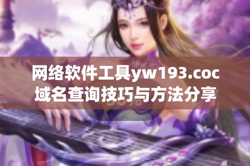 网络软件工具yw193.coc域名查询技巧与方法分享