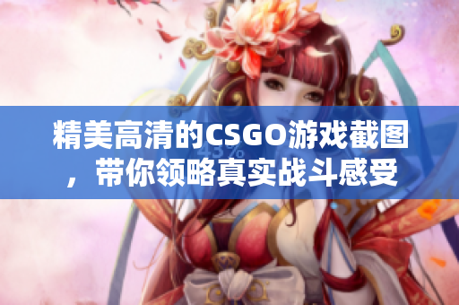 精美高清的CSGO游戏截图，带你领略真实战斗感受