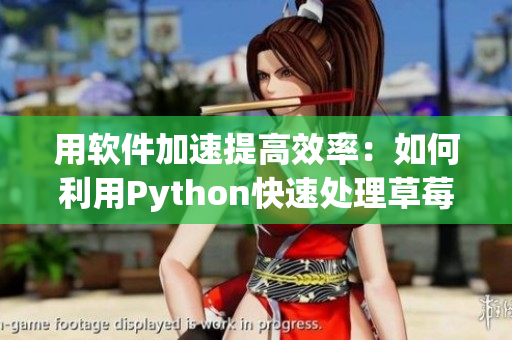 用软件加速提高效率：如何利用Python快速处理草莓收割数据