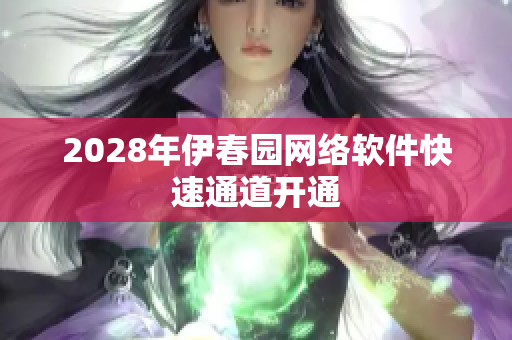 2028年伊春园网络软件快速通道开通