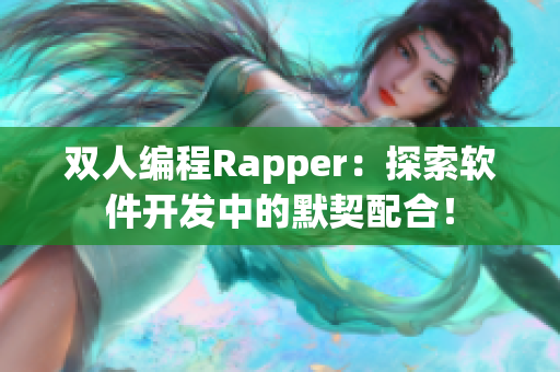 双人编程Rapper：探索软件开发中的默契配合！