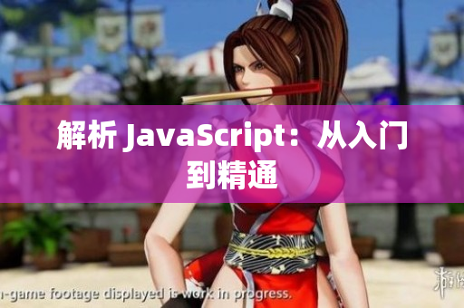 解析 JavaScript：从入门到精通