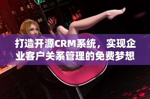 打造开源CRM系统，实现企业客户关系管理的免费梦想