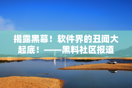 揭露黑幕！软件界的丑闻大起底！——黑料社区报道