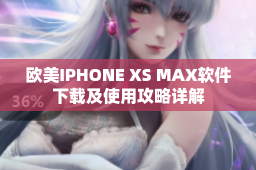 欧美IPHONE XS MAX软件下载及使用攻略详解