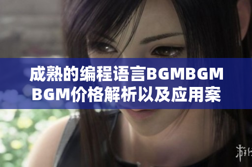 成熟的编程语言BGMBGMBGM价格解析以及应用案例分享