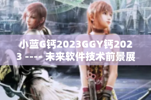 小蓝G钙2023GGY钙2023 ---- 未来软件技术前景展望