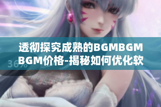 透彻探究成熟的BGMBGMBGM价格-揭秘如何优化软件成本与质量