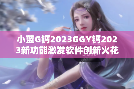 小蓝G钙2023GGY钙2023新功能激发软件创新火花