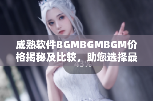 成熟软件BGMBGMBGM价格揭秘及比较，助您选择最优软件