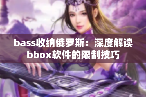 bass收纳俄罗斯：深度解读bbox软件的限制技巧