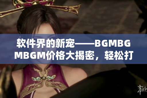 软件界的新宠——BGMBGMBGM价格大揭密，轻松打造震撼音效