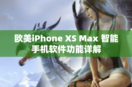 欧美iPhone XS Max 智能手机软件功能详解