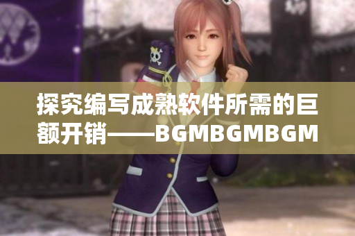 探究编写成熟软件所需的巨额开销——BGMBGMBGM价格解析